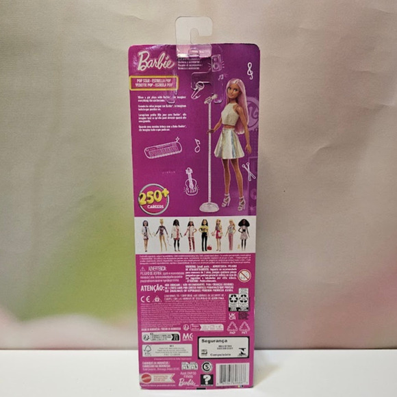 Barbie Pop Star Fashion Doll  Pink Hair  NWT - Picture 2 of 6